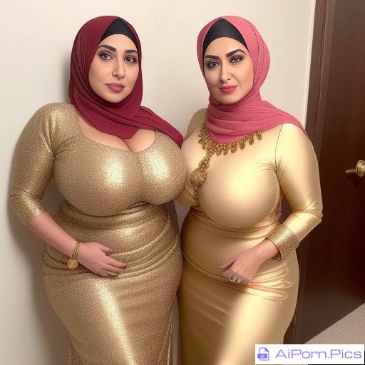 Busty Hijabi Milfs