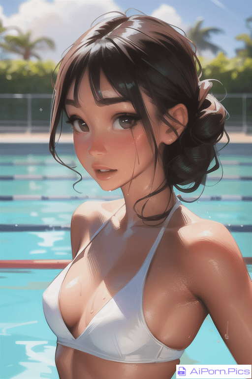 Swimming pool girl