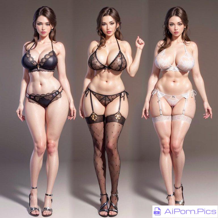 My LARA in 3 different sexy Lingerie sets. Pick 1