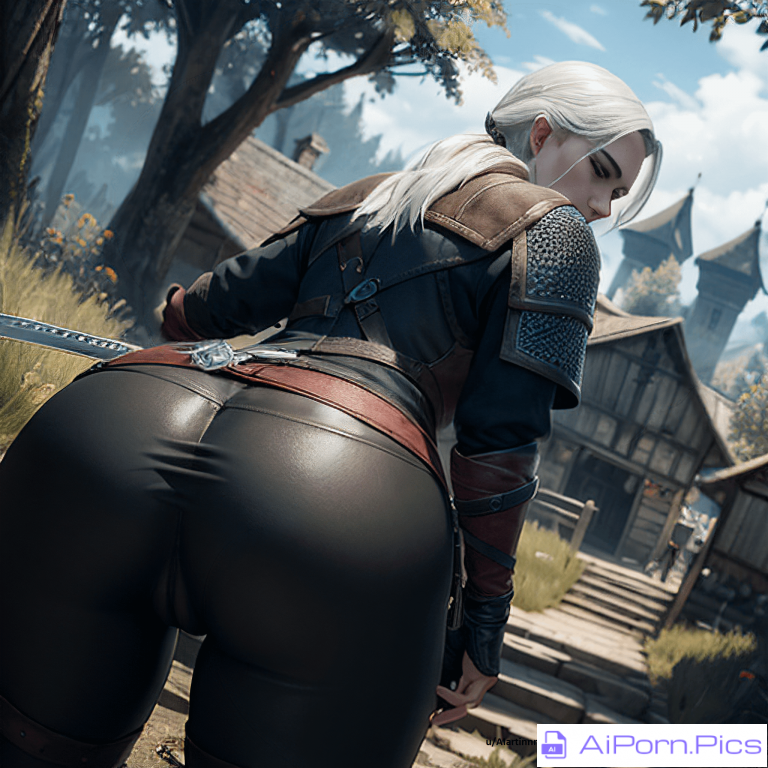 Ciri's tight leather pants