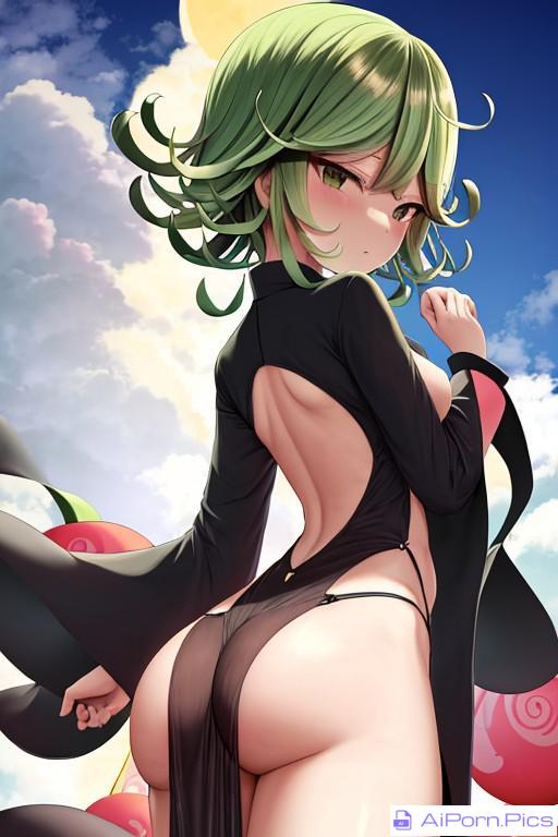 Tatsumaki from behind