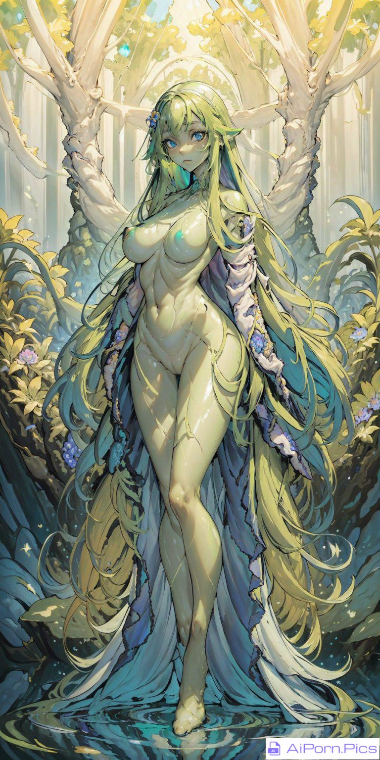 Dryad girl: beneath the sunlight