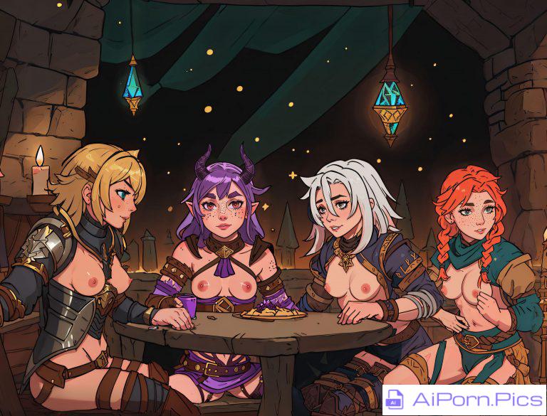 Another night at the tavern for the breast darn adventuring group this side of the ocean