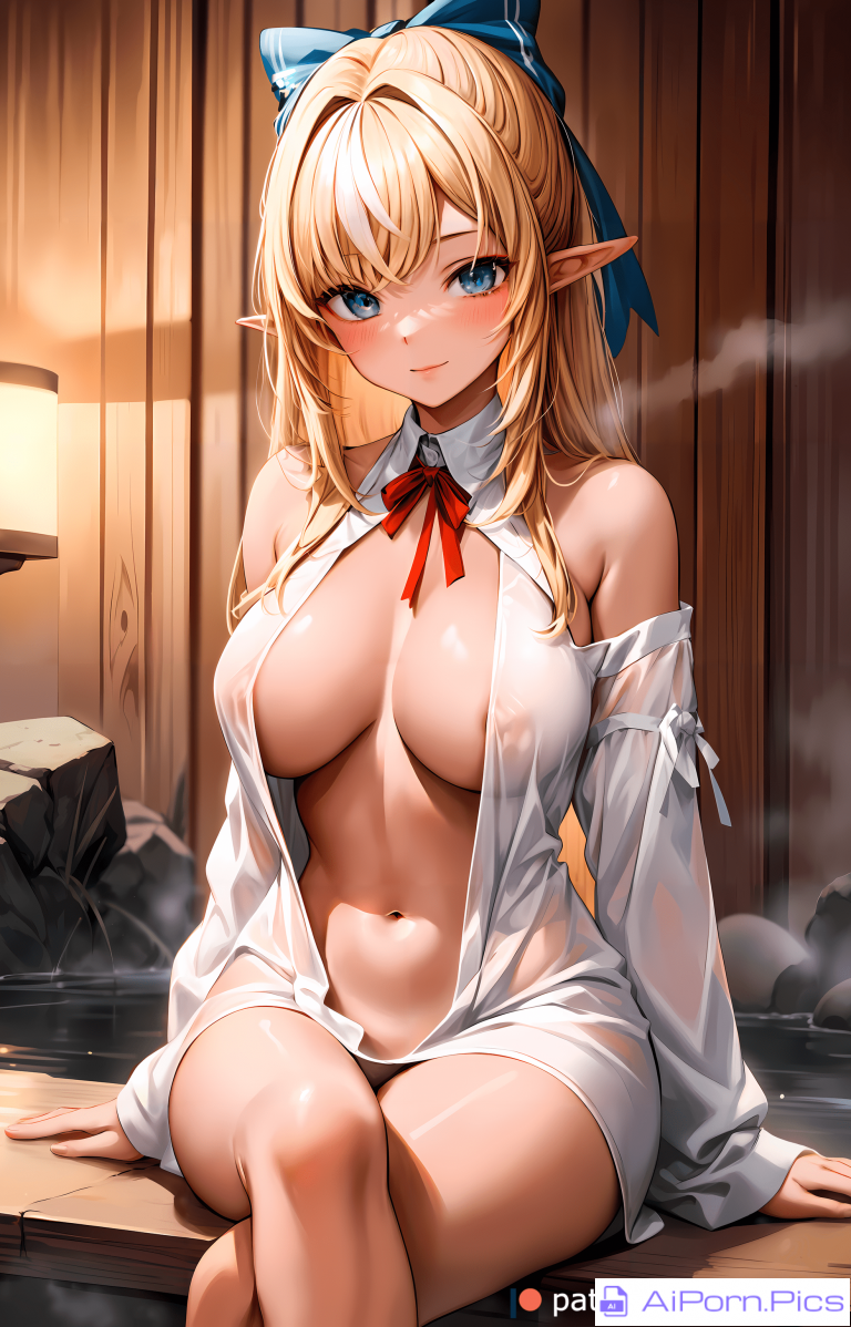 Shiranui Flare at the onsen [Hololive]