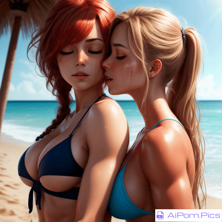 Getting intimate on the beach