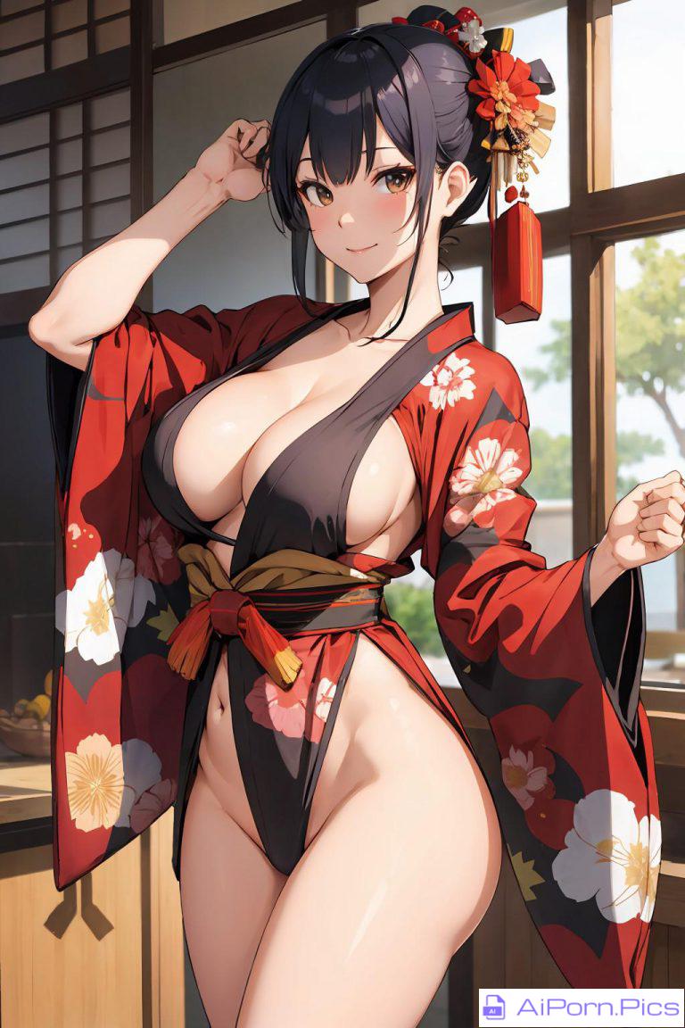 Exotic kimono