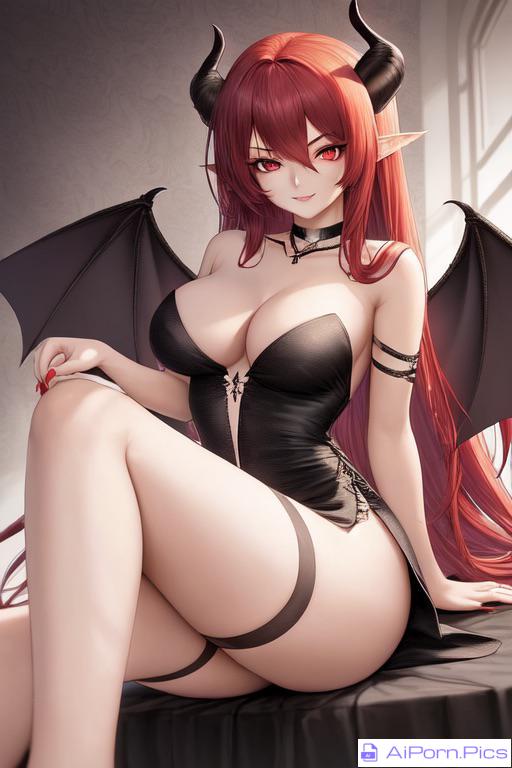 Pretty demon girl