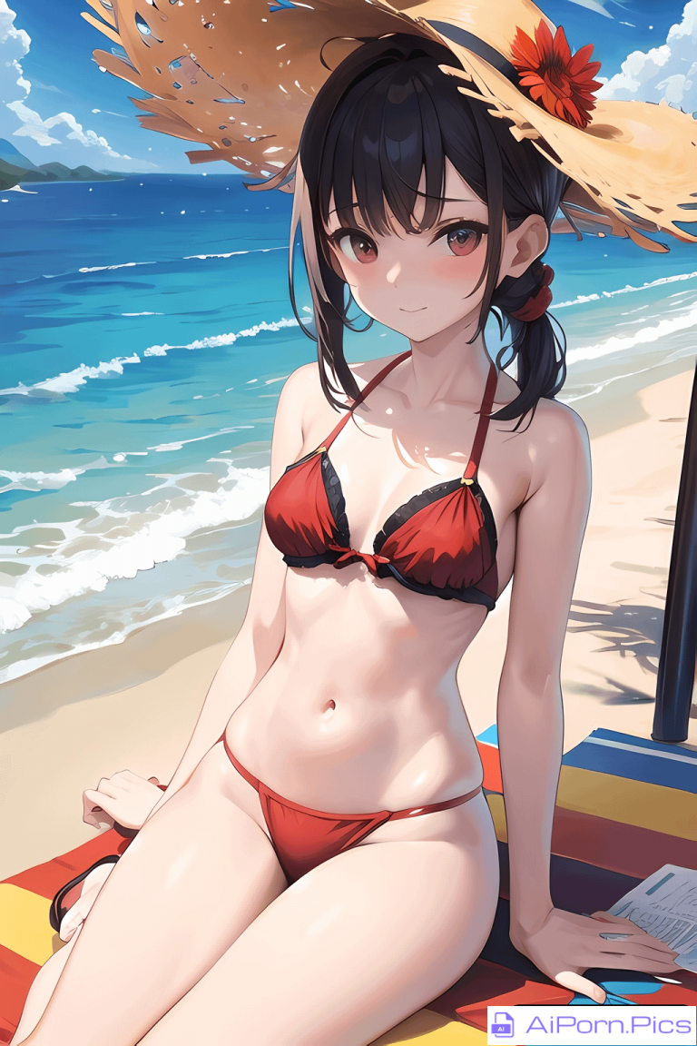 A very good day at the beach ;3