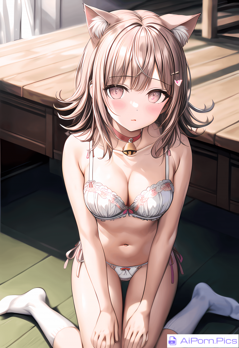 Chiaki Nanami at as a catgirl (Danganronpa)