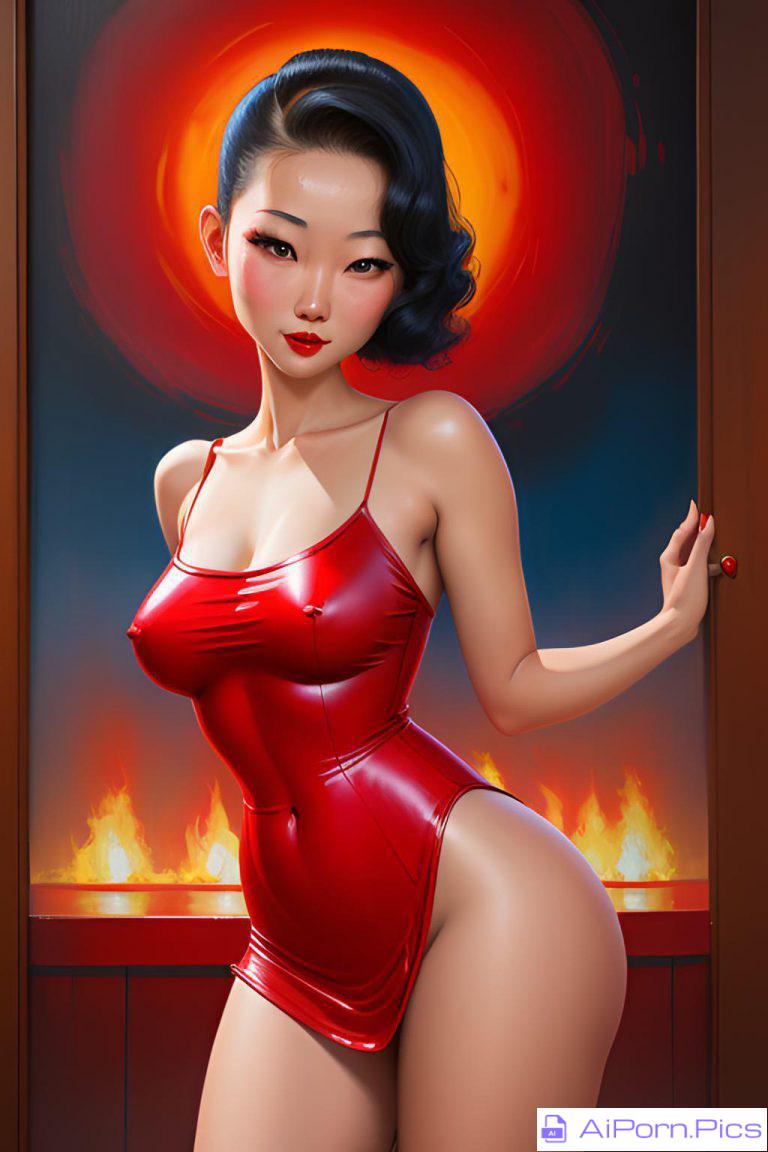 Fiery Pinup