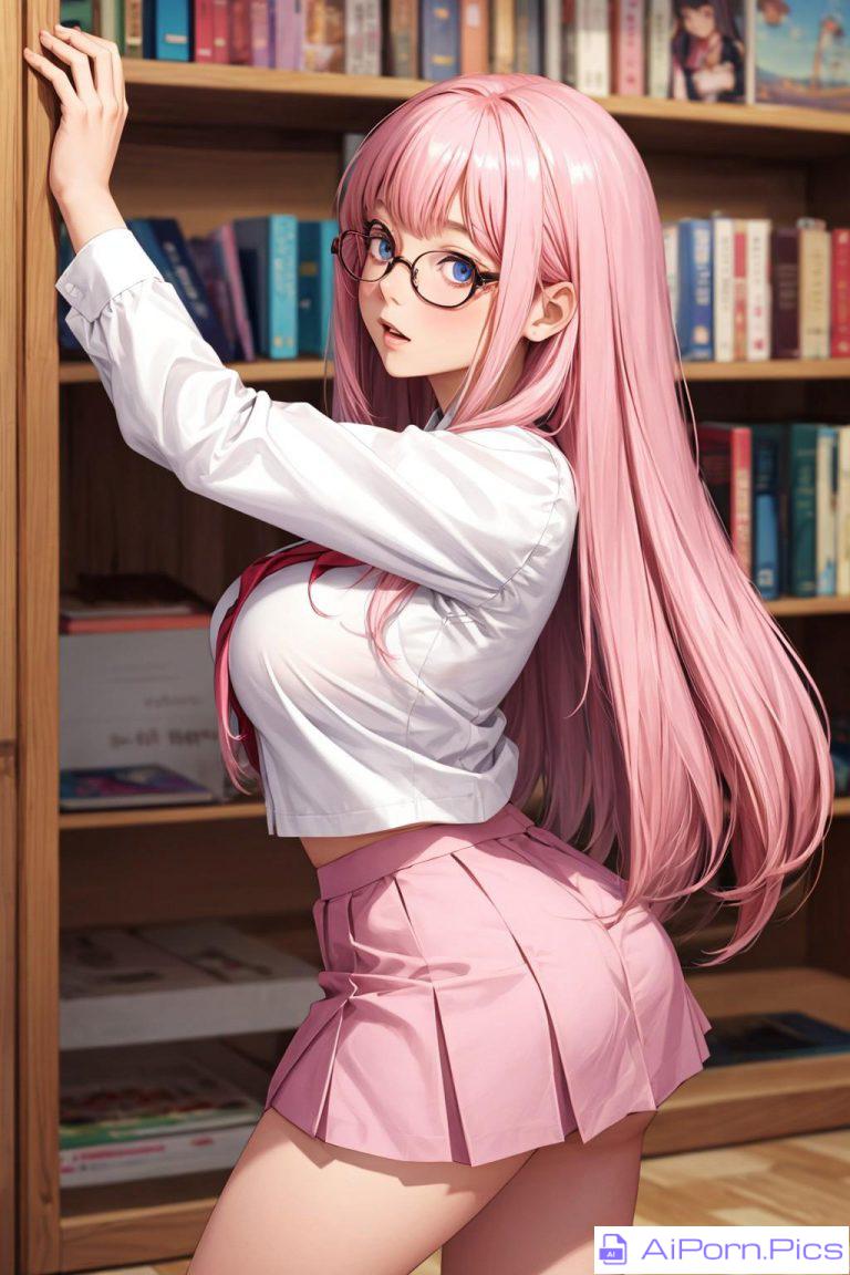 Pinky in the library (Bookworm contest)