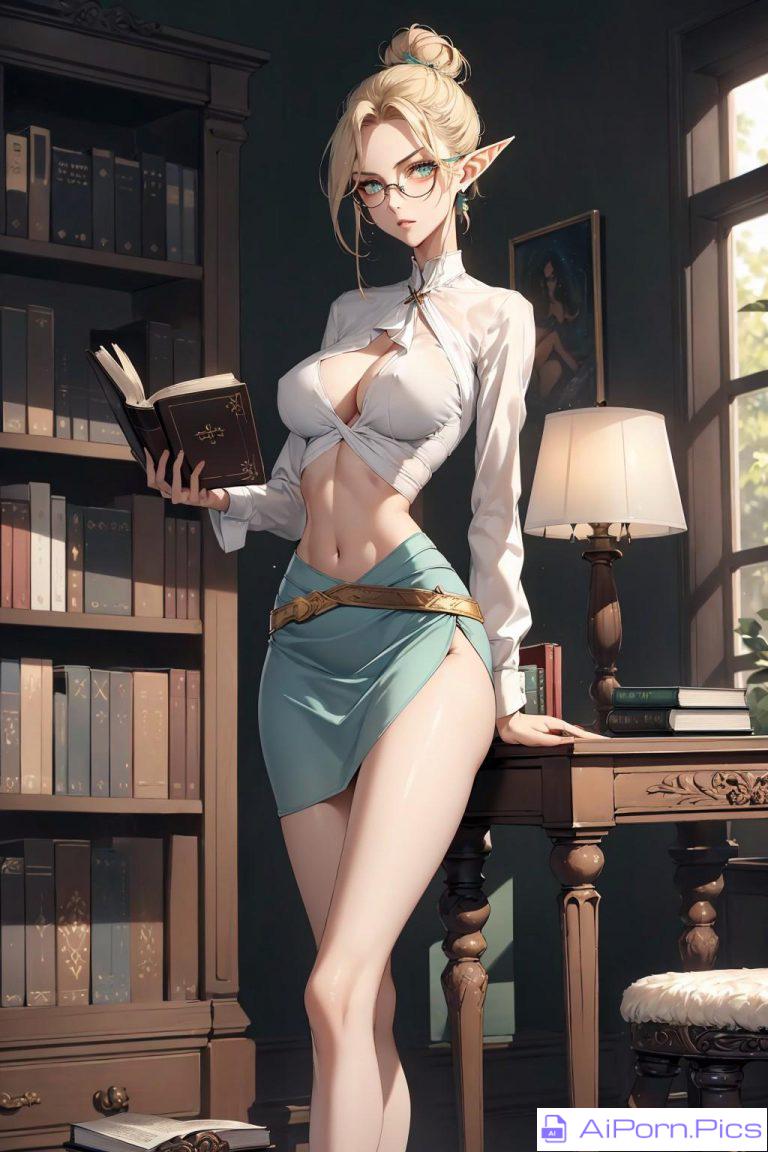 Hot Elf librarian