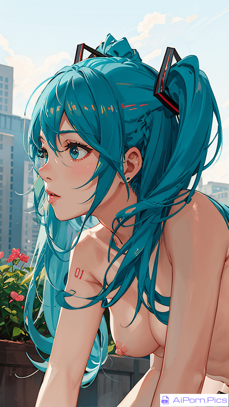 beatiful miku outdoor