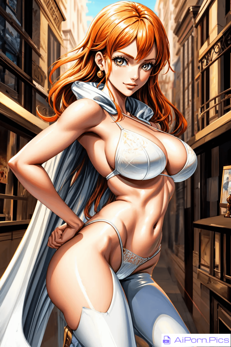 [One Piece] Nami does Lingerie (Jabberwocky)