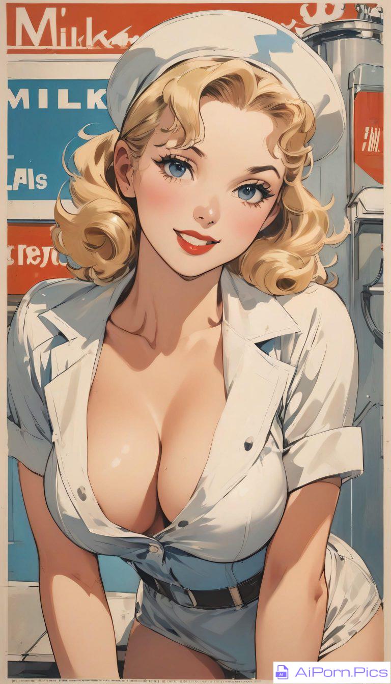 Got Milk? Vintage Pinup