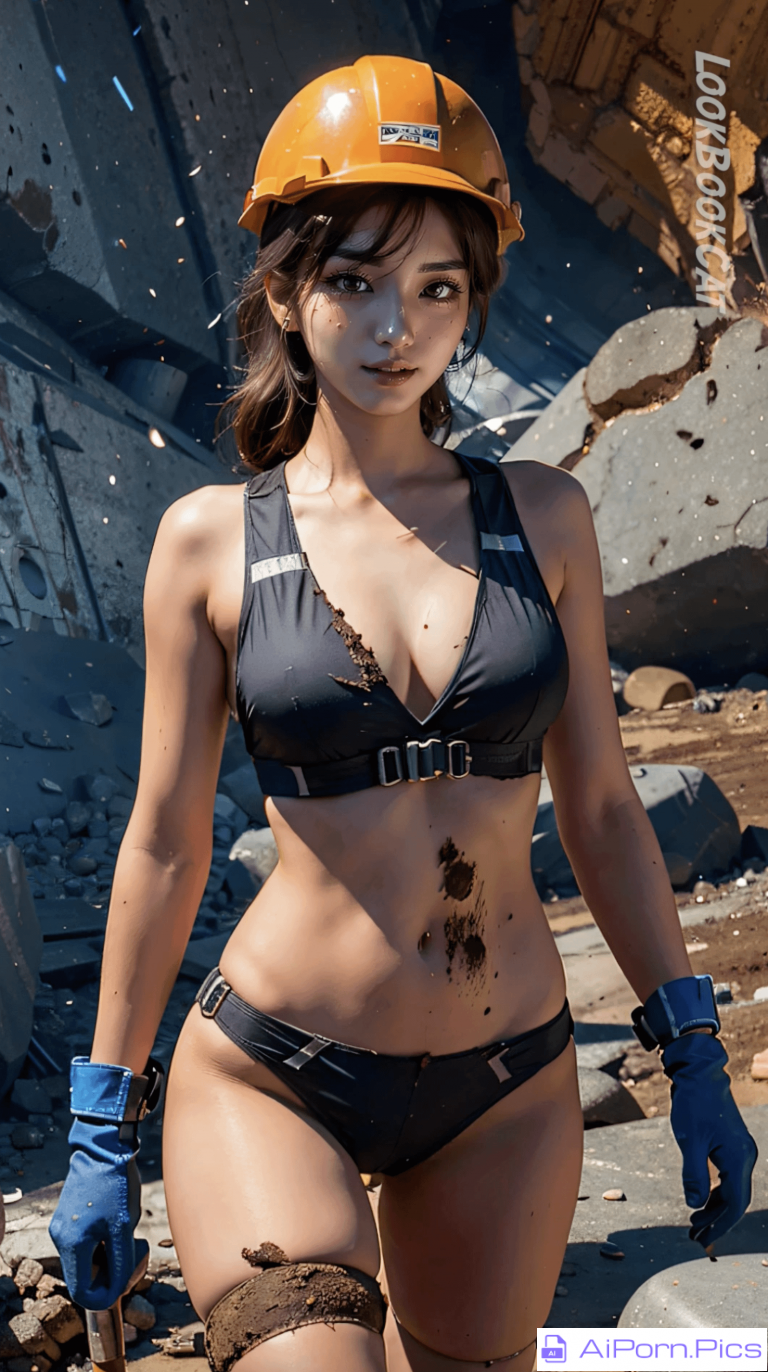 Mining Chic: Explore the Stylish World of a Mine Worker Girl in AI Art's Lookbook!