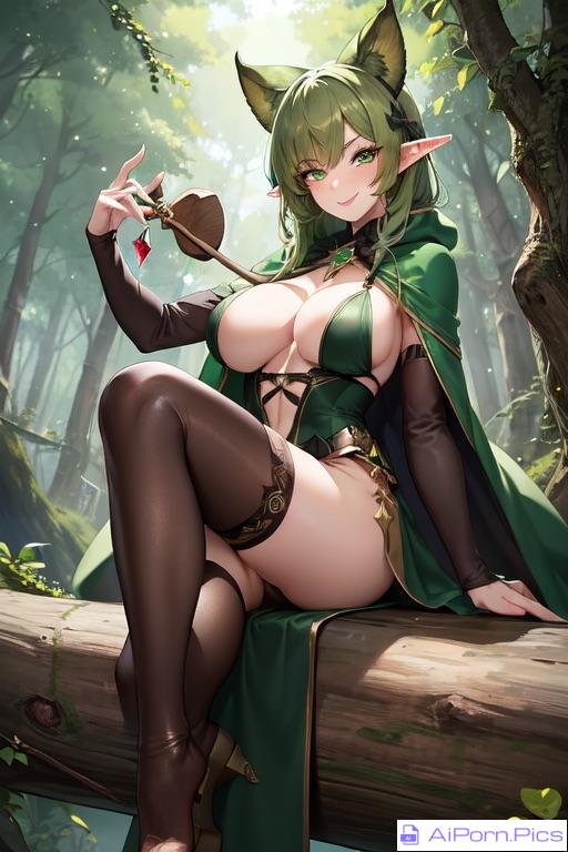 Inviting forest elf