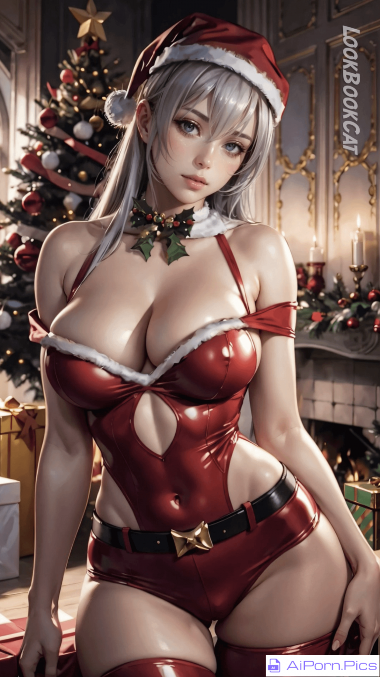 Merry and Bright: AI Art Girls Celebrate Christmas in Vibrant Moments!