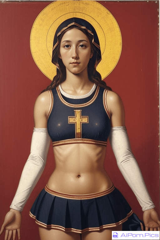 Virgin Mary as heavenly cheerleader