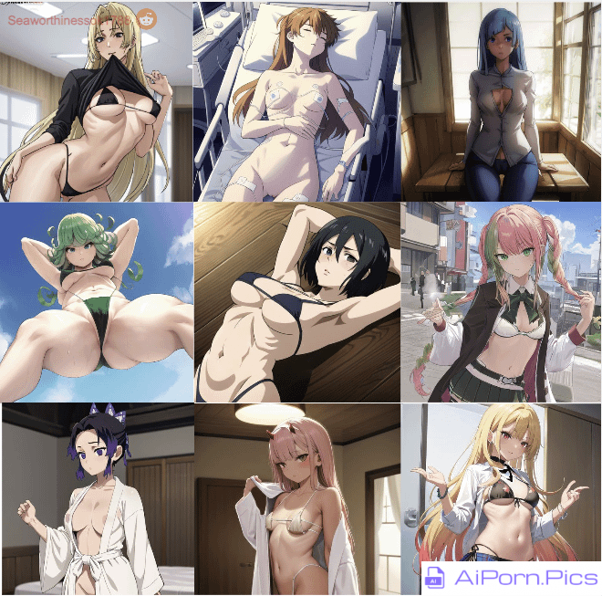 Mix of girls from different animes doing poses