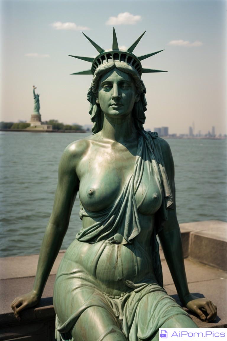 Nude Statue of Liberty