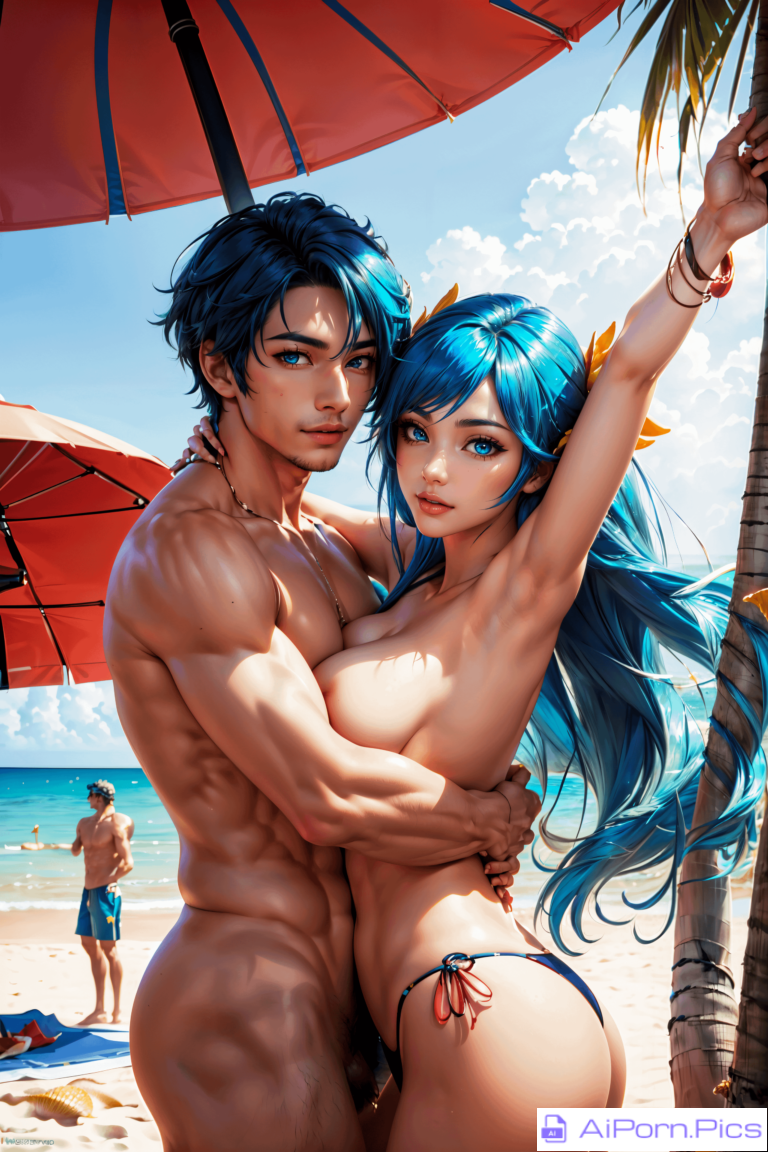 Sona and Her Boyfriend at Beach