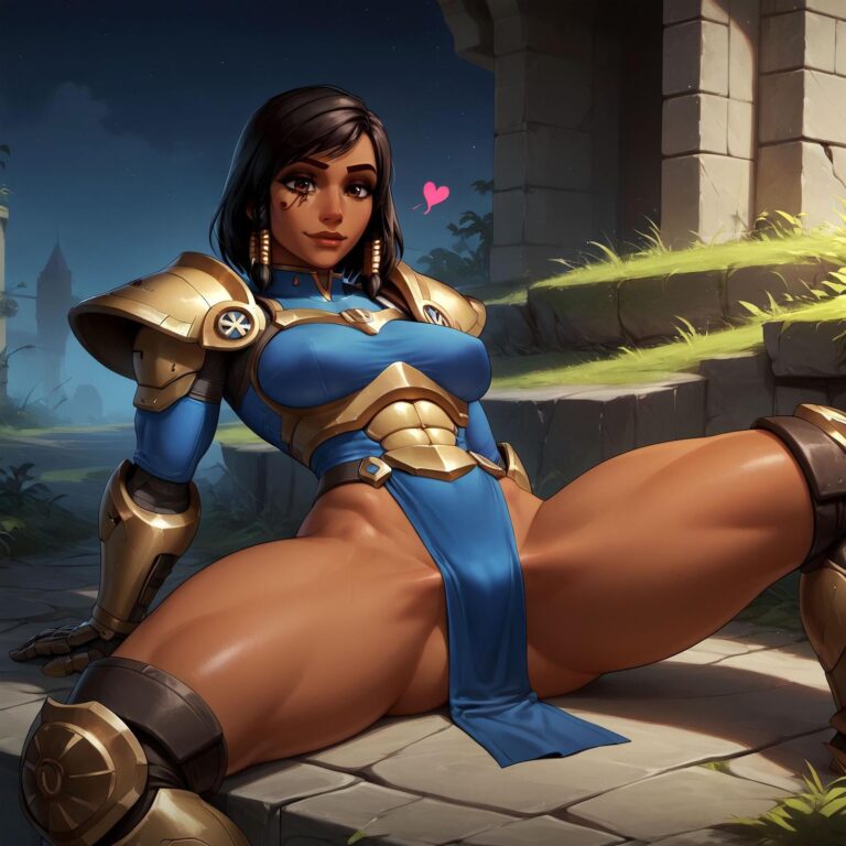 Pharah pinup (BazoombasAkimbo)