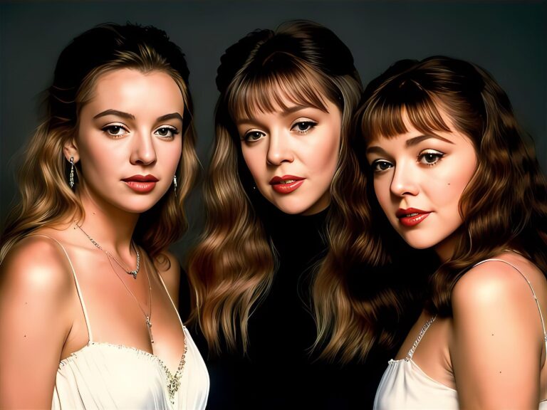 The girls from Scarlet Letter. Approximately three weeks before Janelle Birk's (center) fatal heroin overdose. (1985)