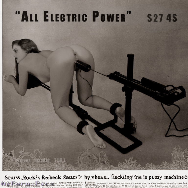 Early 1900s Sears Roebuck catalog fucking machine ad