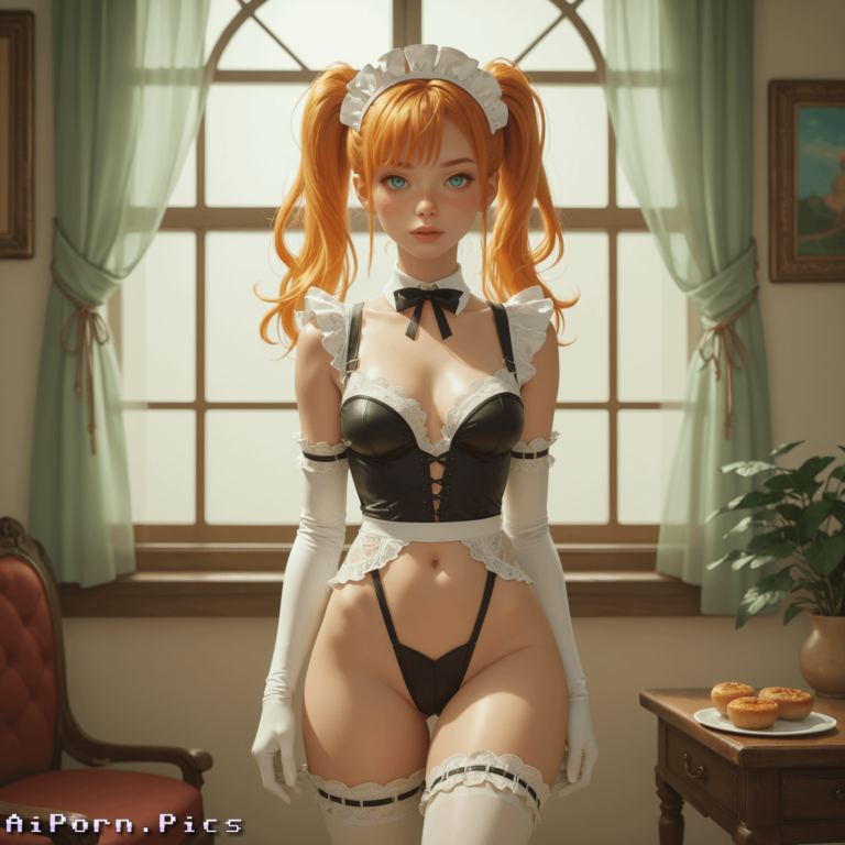 Redhead maid