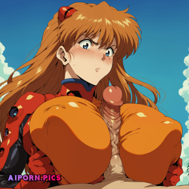 Asuka Shikinami paizuri (retro style)