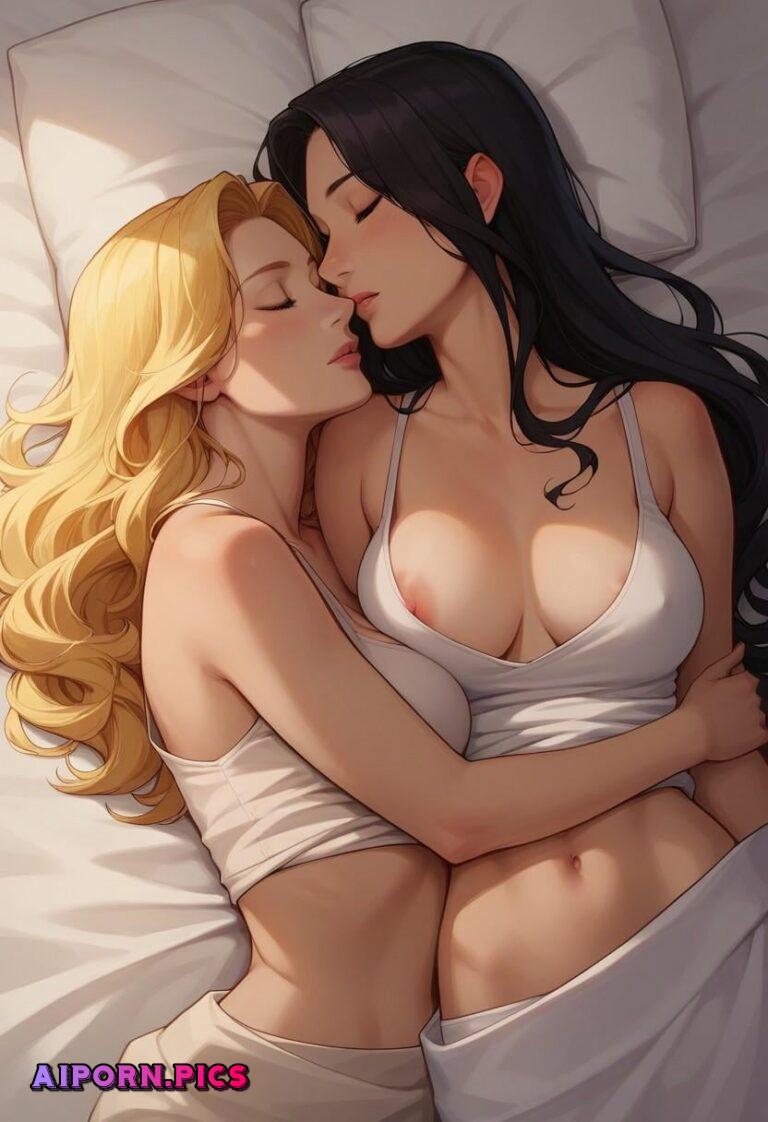 2 Girls Cuddling