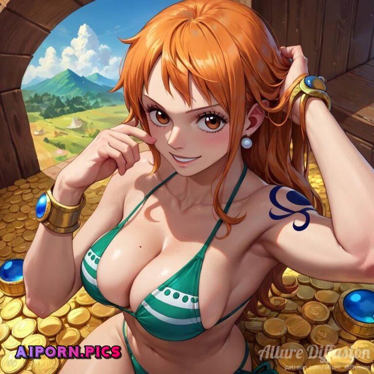 Nami's finally found the treasure!