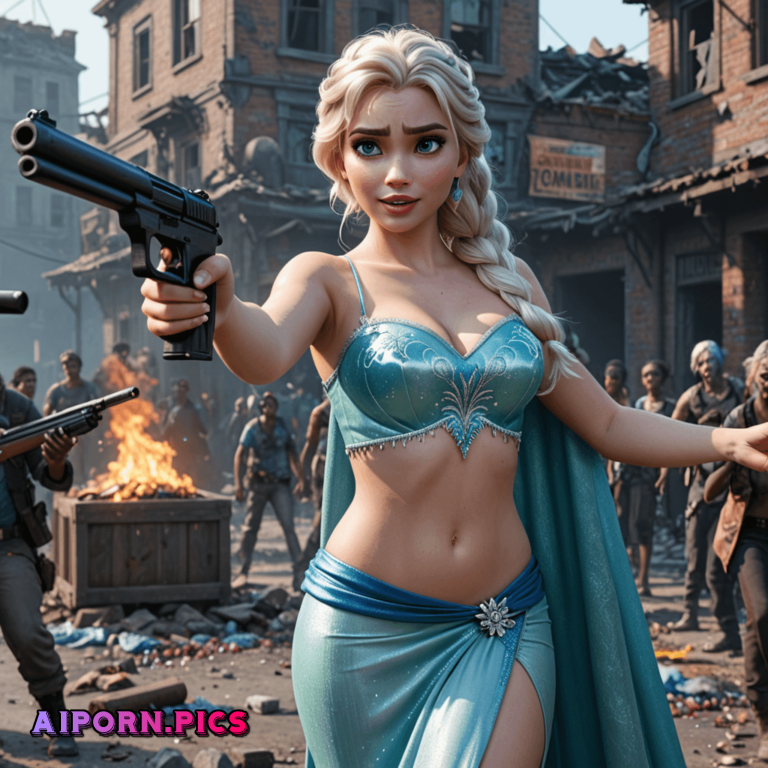 Elsa in zombieland