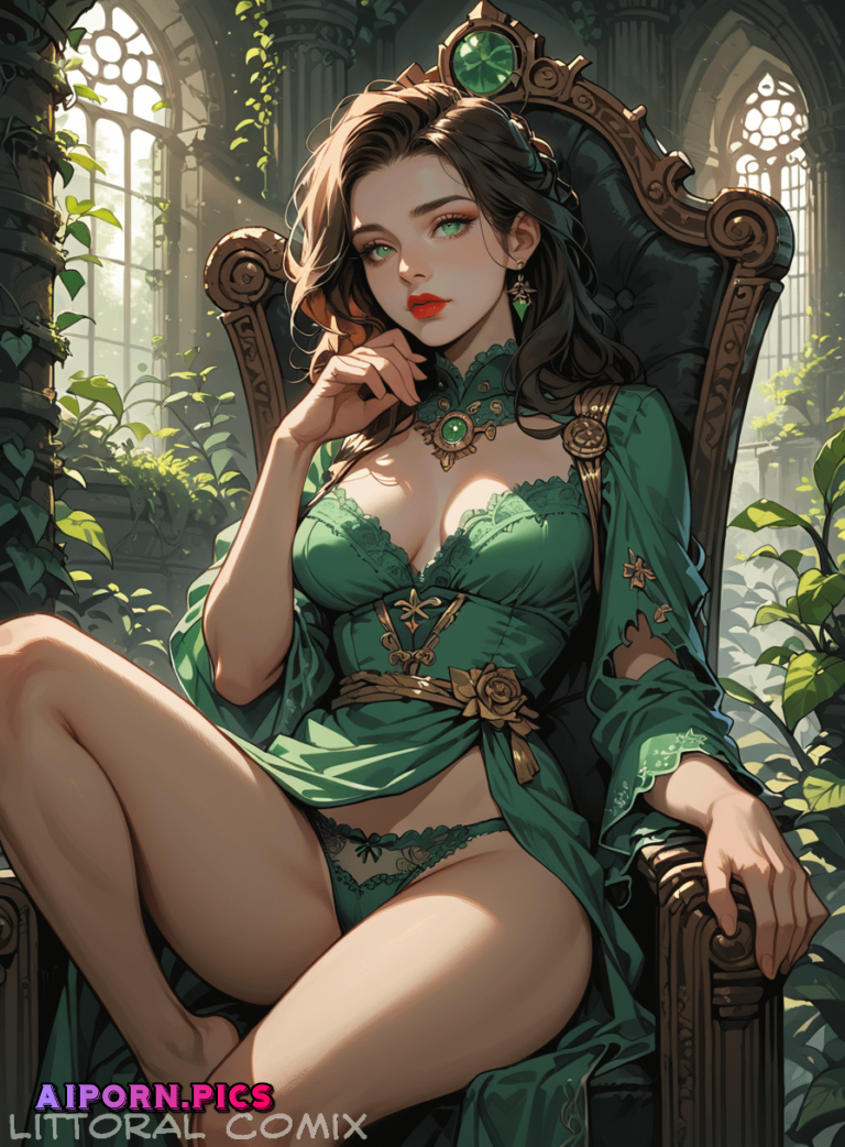 A dryad teases in her palace