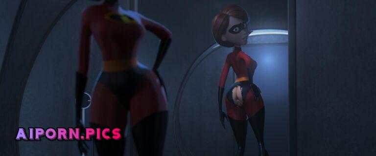 Mrs. Incredible's suit wasn't stretchy enough