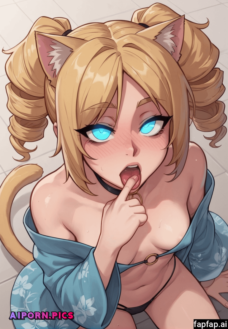 cat girl teasing